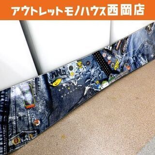 GNU/グヌー ライダーズチョイス 154.5㎝ 2011/2012モデル ブルーデニム 板のみ スノーボード スノボ ボード 西岡店