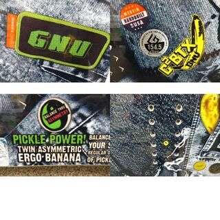 GNU/グヌー ライダーズチョイス 154.5㎝ 2011/2012モデル ブルーデニム 板のみ スノーボード スノボ ボード 西岡店