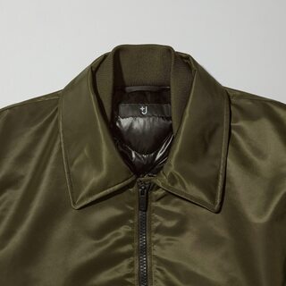 UNIQLO “+J” ダウン オーバーサイズ リブ ブルゾン