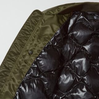 UNIQLO “+J” ダウン オーバーサイズ リブ ブルゾン