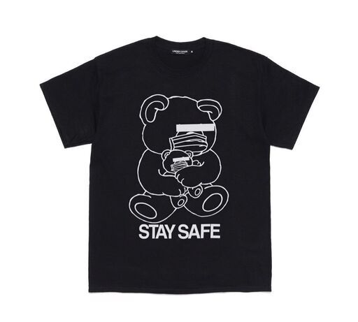 UNDERCOVER MASK BEAR TEE 黒 / SIZE:XL