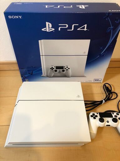 PlayStation 4 グレイシャー・ホワイト 500GB☆美品