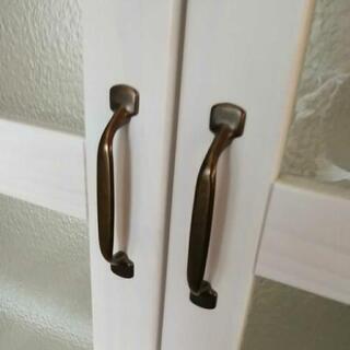 木製 収納棚 開き扉 