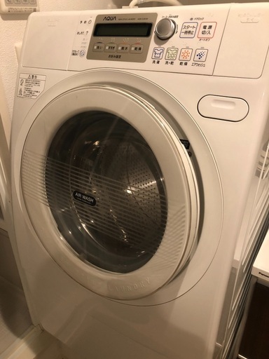ドラム式洗濯機　AQUA 2013年製
