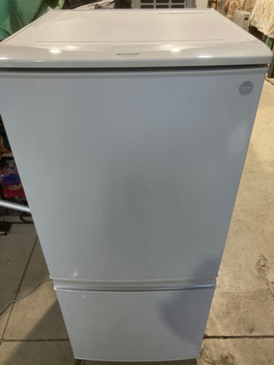 SHARP 137L 2ドア冷凍冷蔵庫 SJ-K14X-FG 2013年製