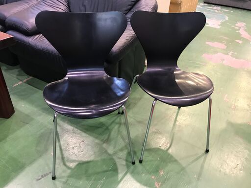 FritzHansen　フリッツハンセン　セブンチェア2脚セット　1983年製