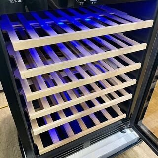 展示未使用品【 三ツ星貿易 】エクセレンス 1ドア ワインクーラー 51本収納 ワインセラー MLY-150　②