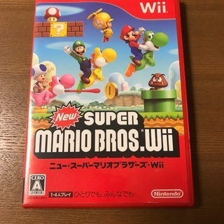 wii ソフト　ニュースーパーマリオブラザーズ　