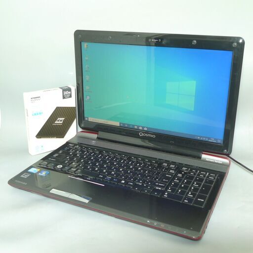 送料無料 新品SSD240GBノートパソコン 中古良品 15.6型 東芝 V65/87M Core i5 4GB Blu-ray 無線 カメラ Windows10 テンキー付 LibreOffice