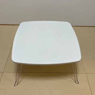 【ネット決済】ミニテーブル　白　60×60