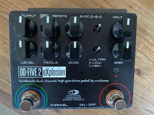 OVALTONE ハンドメイド in Japan effect pedals OD-FIVE 2 explosion 日本製