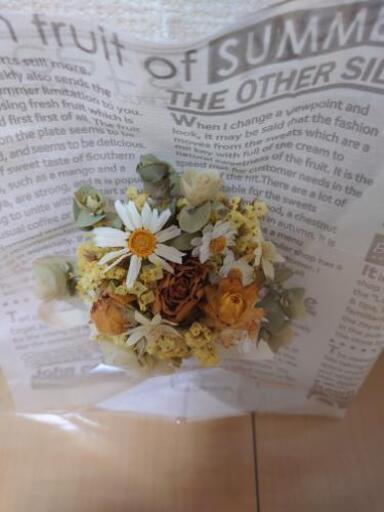 小花たっぷりナチュラルグリーンドライフラワースワッグ花束ブーケ さくら 水島の家具の中古あげます 譲ります ジモティーで不用品の処分
