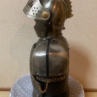 ★レア　NIKKA 騎士 ボトルケース ショットグラス 鎧 ニッカウィスキー 西洋甲冑　ビンテージ　