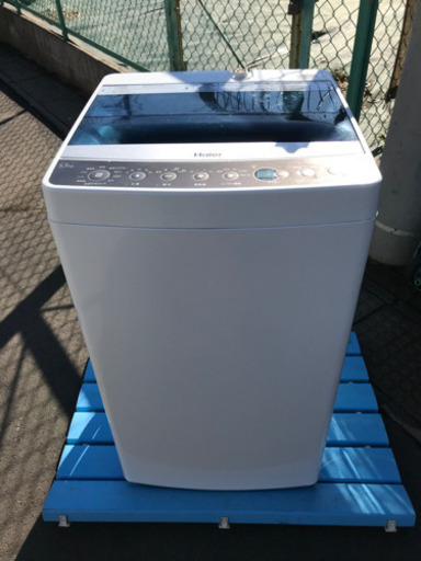 2018年製 Haier ハイアール 5.5kg 全自動洗濯機 JW-C55A 動作確認済