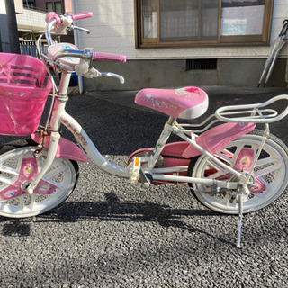 【受渡者決定】 プリンセス　子供用自転車　