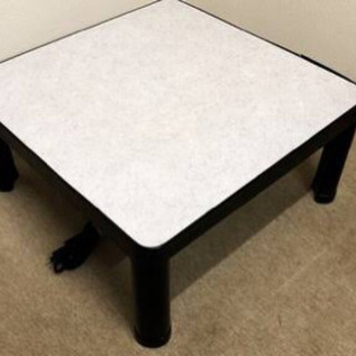 テーブル 白黒リバーシブル 75x75x30cm