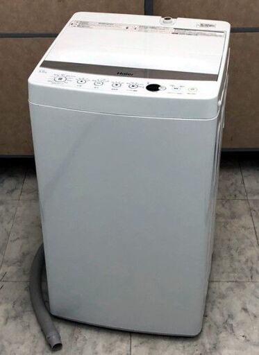 ㉒【6ヶ月保証付】19年製 美品 ハイアール 5.5kg 全自動洗濯機 JW-C55BE【PayPay使えます】