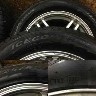PIRELLI ICECONTROL 225/55R17】スタッドレス【SCHNEIDER 社外 17