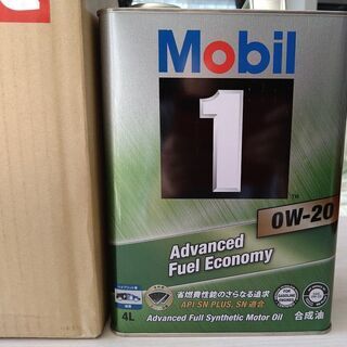Mobil モービル1 オイル 0W20 4リットル缶