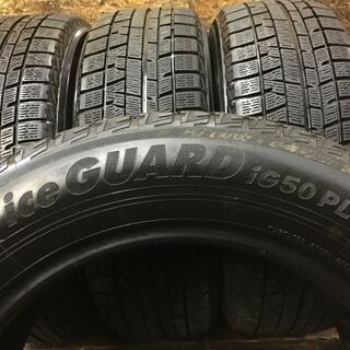 YOKOHAMA ice GUARD iG50 PLUS 225/60R17 17インチ スタッドレス 4本 2017年製 アルファード ヴェルファイア フォレスター等　(TG404) クレジットカード QR決済可能 YOKOHAMA ice GUARD iG50 PLUS 225/60R17 17インチ スタッドレス 4本