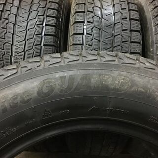 YOKOHAMA ice GUARD G075 225/65R17 17インチ スタッドレス 4本 2016年製 エクストレイル ハリアー CX-5等　(VTY220) クレジットカード QR決済可能
