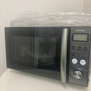 販売済み】【未使用】アイリスオーヤマ オーブンレンジ 15L ブラック