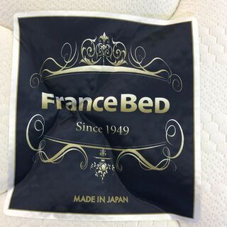 フランスベッド　セミダブルベッド　引出収納　シルバー1600Pサポートマットレス
