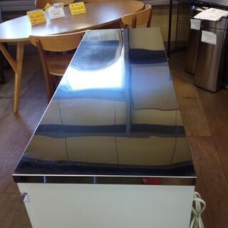 店舗同時販売中】 協栄産業 ステンレストップ キッチンカウンター