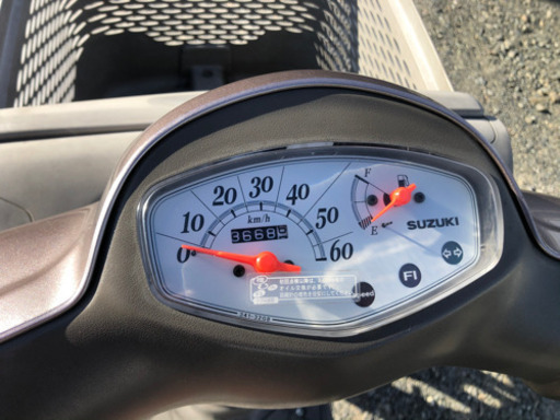 整備済み 低燃費 低走行 スズキ レッツ4バスケット インジェクション