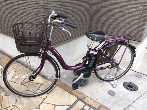 30日まで！美車バッテリーほぼ新品！12.3Ah ヤマハ　パスナチュラ　26インチ　 電動自転車　電動アシスト自転車　1225