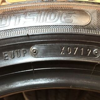 DUNLOP ENASAVE RV504 225/55R17 17インチ 夏タイヤ 4本 2019年製 バリ 
