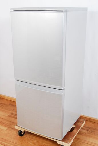 4368 SHARP シャープ SJ-D14A-S ノンフロン冷凍冷蔵庫 2ドア 137L 2015年製 愛知県岡崎市 直接引取可