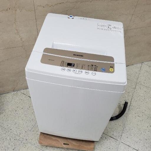 ■配送・設置可■2020年製(使用2ヶ月の美品) アイリスオーヤマ 5.0kg 全自動洗濯機 IAW-T502EN