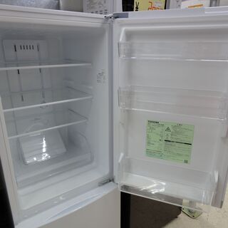 TOSHIBA/東芝 2ドア冷蔵庫 153L GR-R15BS 2020年製 ホワイト【ユーズド 