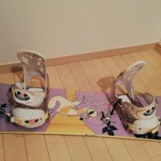 スノーボードセット(スノーボード板・ビンディング・ブーツ・ケース)