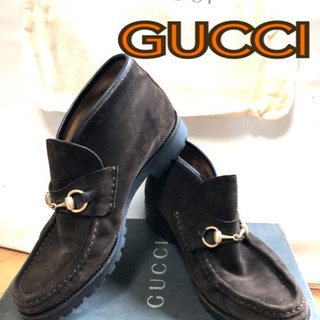 【ネット決済】GUCCI ブーツ　シューズ　スェード  used