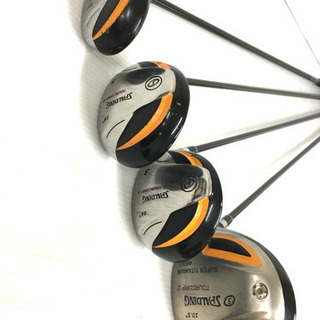 【本格フルセット！】◆スポルティング SPALDING ◆ゴルフクラブ 13本セット＋キャディバッグ付き フレックス S