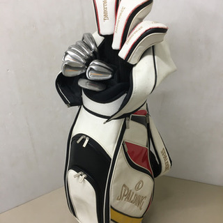 【本格フルセット！】◆スポルティング SPALDING ◆ゴルフクラブ 13本セット＋キャディバッグ付き フレックス S
