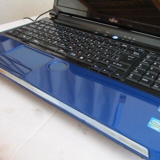 【ﾌﾞﾙｰﾚｲ付】富士通 FM-V　AH56/D  Core i5  2520M 第２世代デュアルコアCPU、15.6型液晶、Windows10  64bit、HDD750GB、メモリ8 GB、無線・有線LAN、HDMI、BD・DVD・CD、MS Office365(ver2016)インストール済。カメラ付き。 ﾌﾞﾙｰﾚｲ付】富士通 FM-V AH56/D Core i5 2520M 第2世代デュアルコアCPU