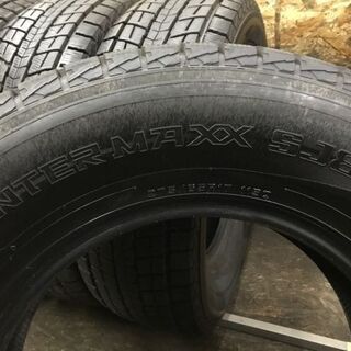 DUNLOP WINTER MAXX SJ8 275/65R17 17インチ スタッドレス 4本 バリ溝 ランドクルーザー 100ランクル サファリ等　(TD443) クレジットカード QR決済可能