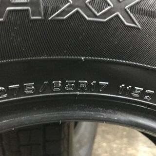DUNLOP WINTER MAXX SJ8 275/65R17 17インチ スタッドレス 4本 バリ溝 ランドクルーザー 100ランクル サファリ等　(TD443) クレジットカード QR決済可能