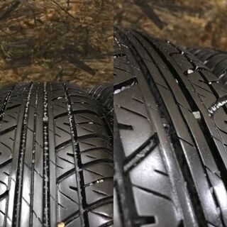 【ZETRO C4 155/65R13】夏タイヤ【ZELERNA 社外 13インチ 4J4HPCD100+43】2017年製 バリ溝 ムーブ ワゴンR ミラ等　(TC280) クレジットカード QR決済可能