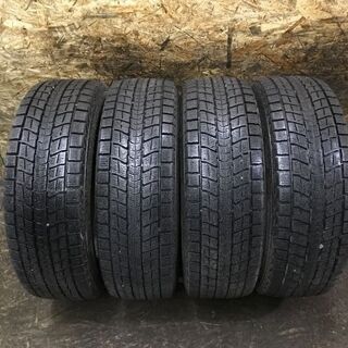 DUNLOP WINTER MAXX SJ8 225/60R18 18インチ スタッドレス 4本 2017年製 バリ溝 エクストレイル エスクード等　(TC278) クレジットカード QR決済可能