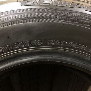新車外し 2020年製 BS ECOPIA RD613 195/80R15 107/105N LT 15インチ 