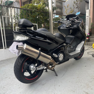 T-MAX 500 逆車　車検令和3年8月まで　 COMBATマフラー　ＨＩＤ　ウオタニＳＰ T-MAX 500 逆車 車検令和3年8月まで COMBATマフラー HID