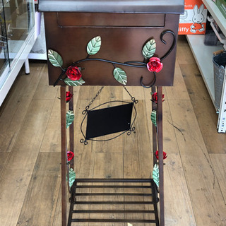 新品商品　メール　ボックス　ローズ　ブラウン　オシャレ　オススメ　インテリア　