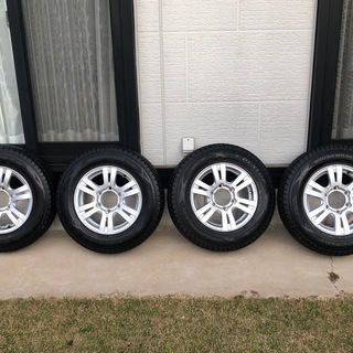 DUNLOP WINTER MAXX SJ8 205/70R15 バリ溝 使用頻度少なめゴム柔らかい 