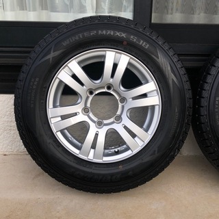 DUNLOP WINTER MAXX SJ8 205/70R15 バリ溝 使用頻度少なめゴム柔らかい 
