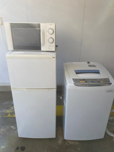 新生活家電5点セット　冷蔵庫洗濯機電子レンジ24型TV加湿器
