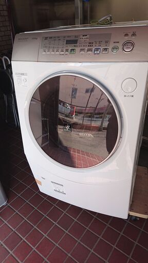 N　12-629　シャープ　ドラム式洗濯乾燥機　NS-V530-NL